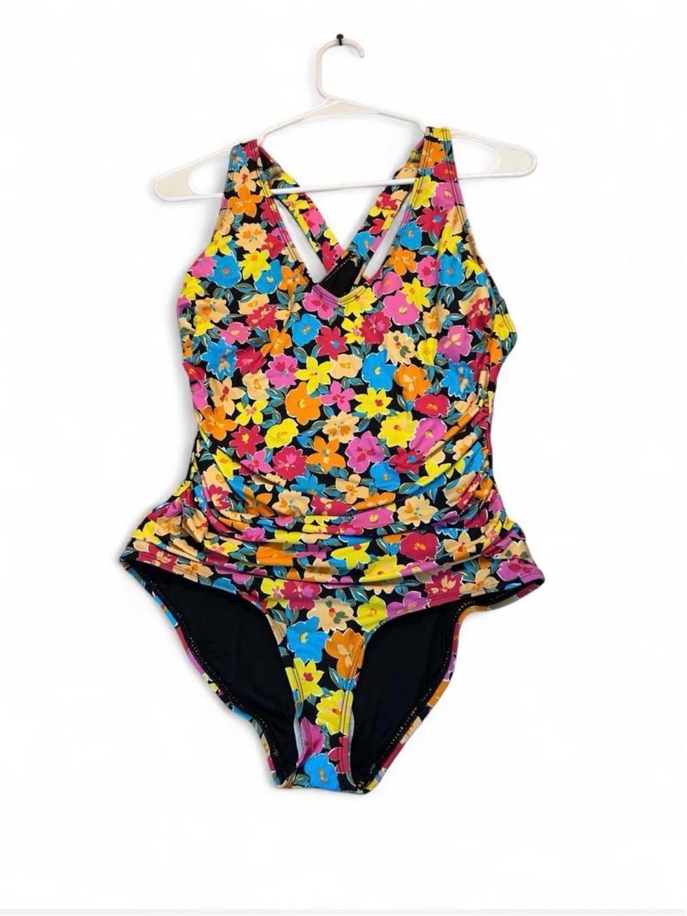 Anne Cole Floral One-Piece Swimsuit - Bright Multi